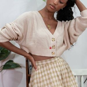 BDG Mari Cropped Cardigan